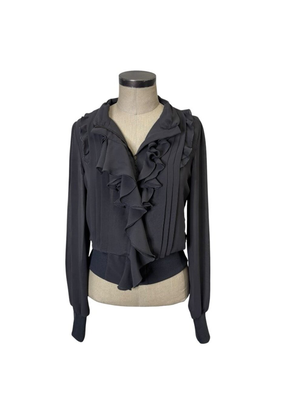 Express Chiffon Ruffle Poet Blouse 8